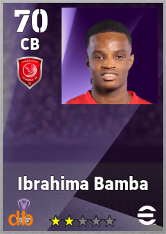 Ibrahima Bamba — CB, OVR 70, MAX 70