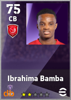 Ibrahima Bamba — CB, OVR 75, MAX 75