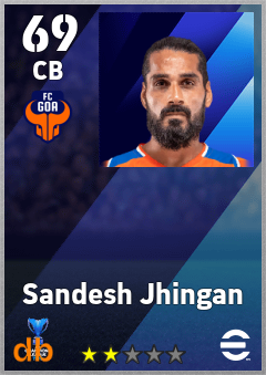 Sandesh Jhingan eFootball player card