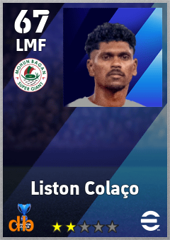 Liston Colaço — LMF, OVR 67, MAX 67