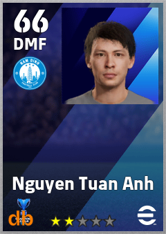 Nguyen Tuan Anh — DMF, OVR 66, MAX 66