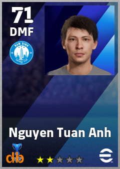 Nguyen Tuan Anh — DMF, OVR 71, MAX 71