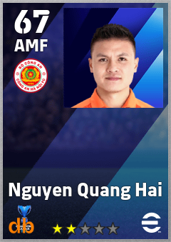 Nguyen Quang Hai — AMF, OVR 67, MAX 67