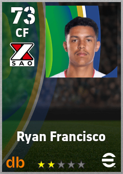 Ryan Francisco — CF, OVR 73, MAX 73