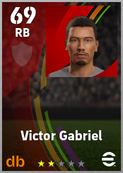 Victor Gabriel — RB, OVR 69, MAX 69