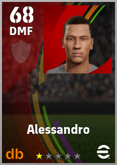 Alessandro — DMF, OVR 68, MAX 68