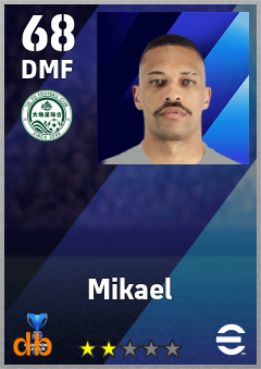 Mikael — DMF, OVR 68, MAX 68