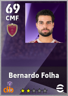 Bernardo Folha — CMF, OVR 69, MAX 69