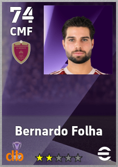 Bernardo Folha — CMF, OVR 74, MAX 74