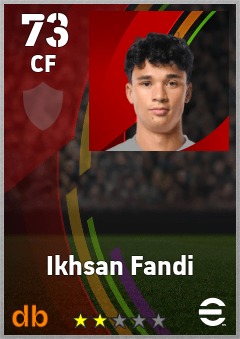 Ikhsan Fandi — CF, OVR 73, MAX 73