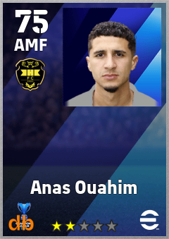 Anas Ouahim — AMF, OVR 75, MAX 75