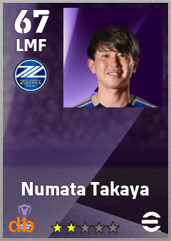 Numata Takaya — LMF, OVR 67, MAX 67