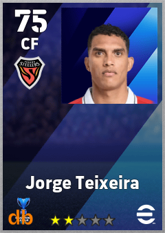 Jorge Teixeira — CF, OVR 75, MAX 75