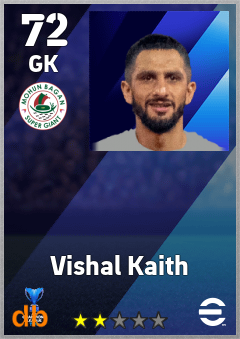 Vishal Kaith — GK, OVR 72, MAX 72