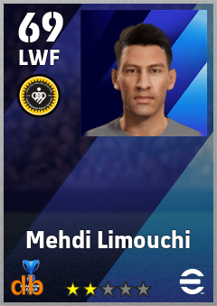 Mehdi Limouchi — LWF, OVR 69, MAX 69