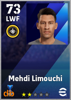 Mehdi Limouchi — LWF, OVR 73, MAX 73