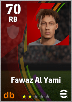 Fawaz Al Yami eFootball player card