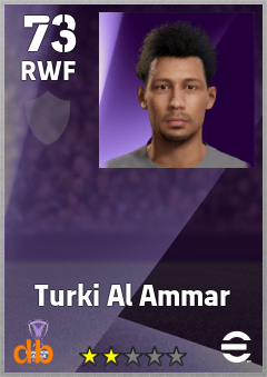 Turki Al Ammar — RWF, OVR 73, MAX 73