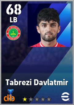 Tabrezi Davlatmir — LB, OVR 68, MAX 68