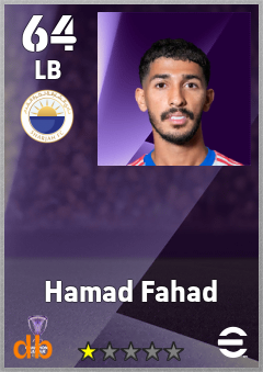 Hamad Fahad eFootball player card