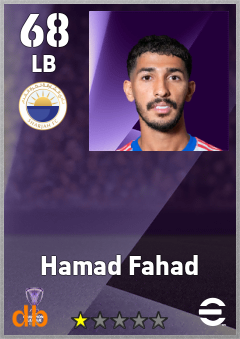 Hamad Fahad — LB, OVR 68, MAX 68