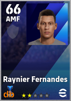 Raynier Fernandes — AMF, OVR 66, MAX 66