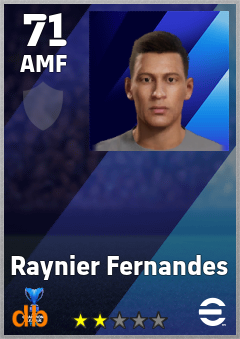 Raynier Fernandes — AMF, OVR 71, MAX 71