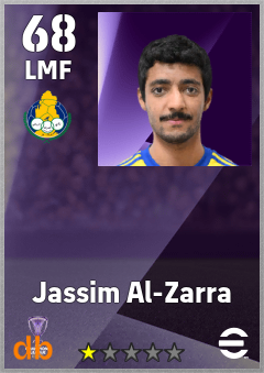Jassim Al-Zarra — LMF, OVR 68, MAX 68