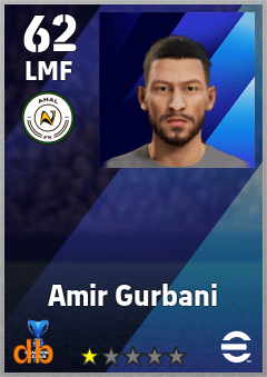Amir Gurbani — LMF, OVR 62, MAX 62