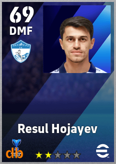 Resul Hojayev — DMF, OVR 69, MAX 69