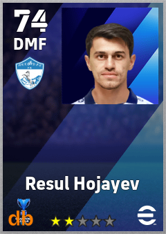 Resul Hojayev — DMF, OVR 74, MAX 74