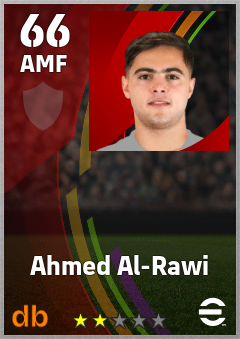 Ahmed Al-Rawi — AMF, OVR 66, MAX 66