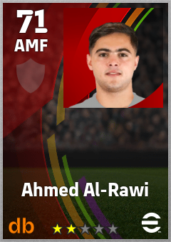 Ahmed Al-Rawi — AMF, OVR 71, MAX 71