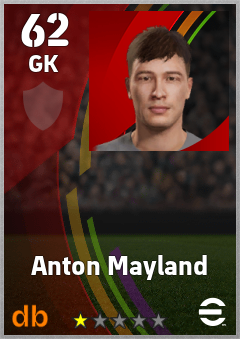 Anton Mayland eFootball player card