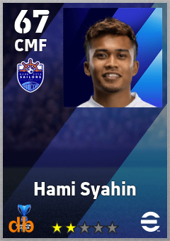Hami Syahin — CMF, OVR 67, MAX 67
