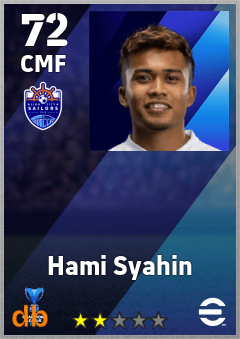 Hami Syahin — CMF, OVR 72, MAX 72