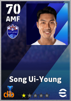 Song Ui-Young — AMF, OVR 70, MAX 70