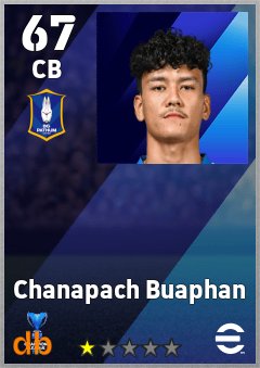 Chanapach Buaphan — CB, OVR 67, MAX 67