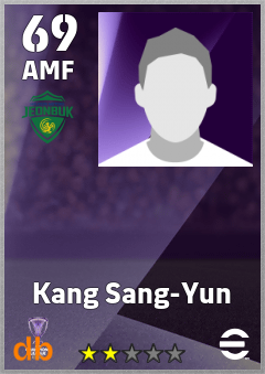 Kang Sang-Yun — AMF, OVR 69, MAX 69