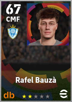 Rafel Bauzà — CMF, OVR 67, MAX 67