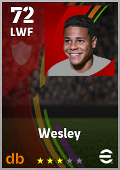 Wesley eFootball player card