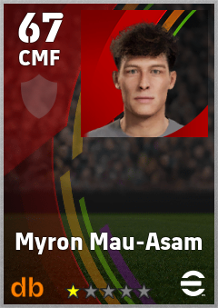Myron Mau-Asam — CMF, OVR 67, MAX 67