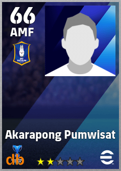Akarapong Pumwisat — AMF, OVR 66, MAX 66