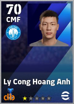Ly Cong Hoang Anh — CMF, OVR 70, MAX 70