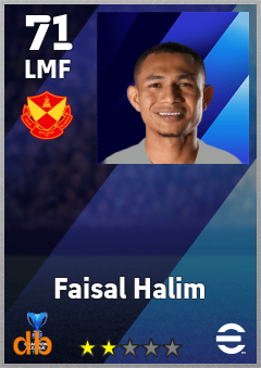Faisal Halim eFootball player card