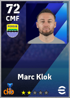 Marc Klok — CMF, OVR 72, MAX 72