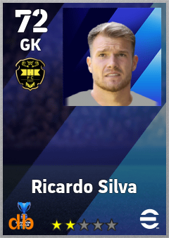 Ricardo Silva — GK, OVR 72, MAX 72