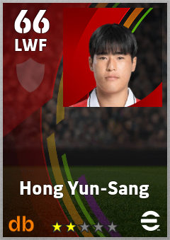 Hong Yun-Sang eFootball player card