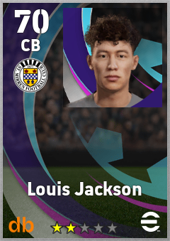 Louis Jackson — CB, OVR 70, MAX 70