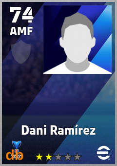 Dani Ramírez — AMF, OVR 74, MAX 74